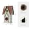 Glitzhome® 12" Washed White Distressed Cottage Birdhouse